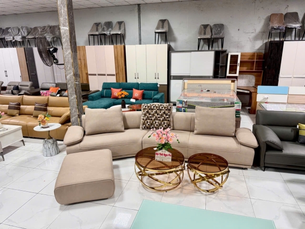 SOFA BĂNG CONG + ĐÔN K7798