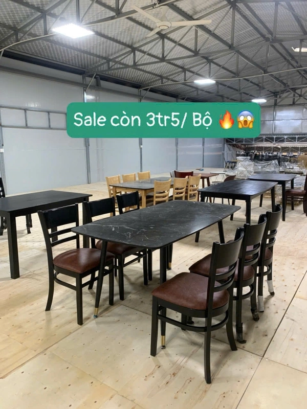 Trọn Bộ BA 1m6 + 6 Ghế S6