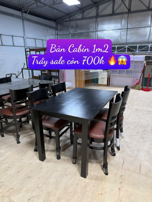 Bàn Cabin Vuông S03