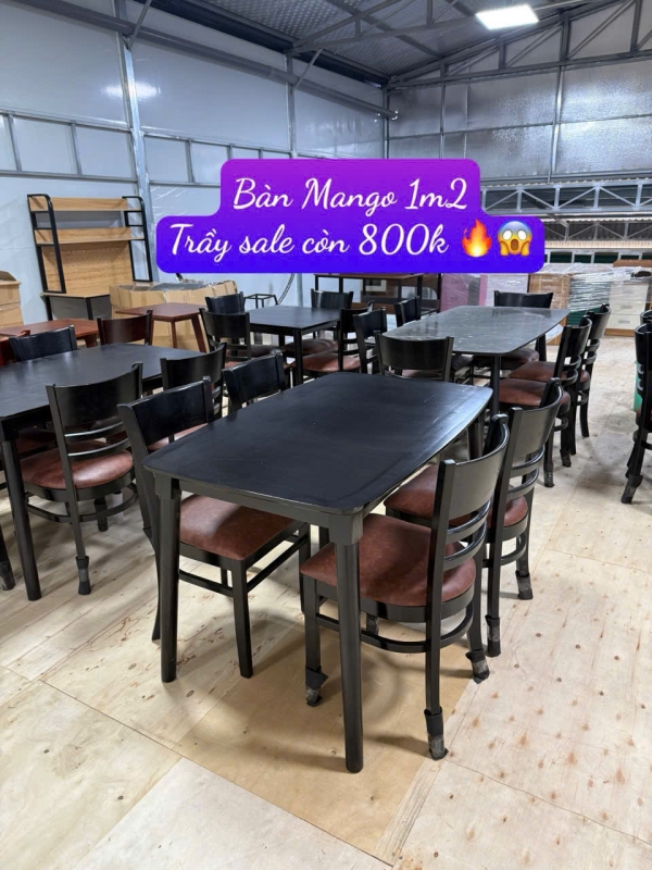 Bàn Mango Đen S04