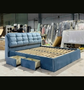 Giường bọc nệm 140