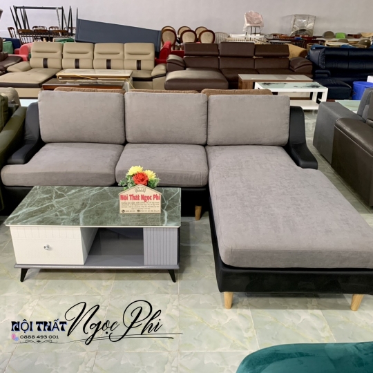 Sofa góc vải 56