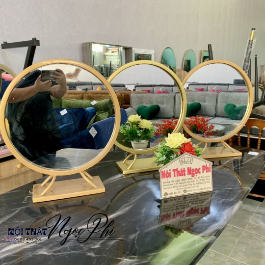 Gương tròn D40 không led 