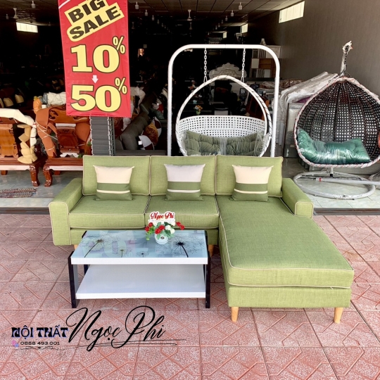 Sofa góc vải L 126