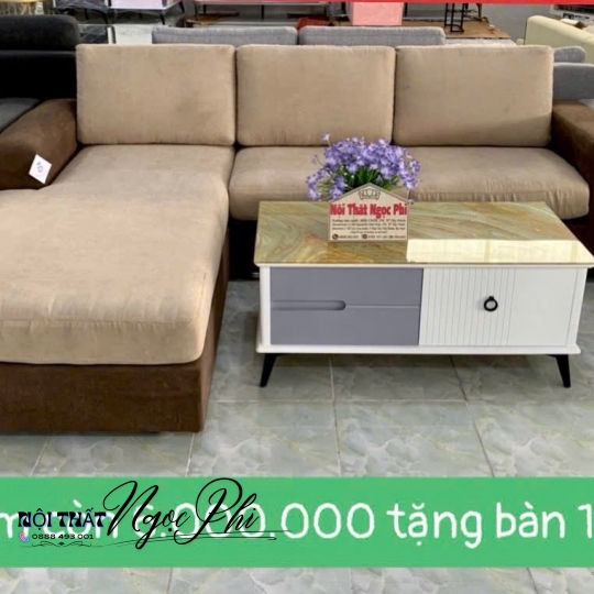 SOFA GÓC VẢI 62