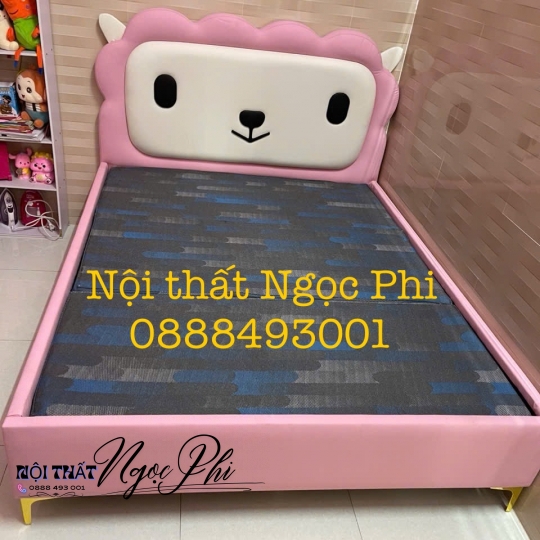 Giường cừu Hồng 