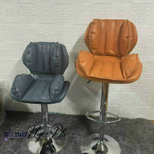 Ghế da simili chân mâm xoay