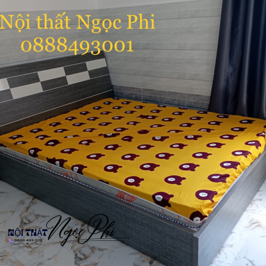 Giường gỗ MDF 01