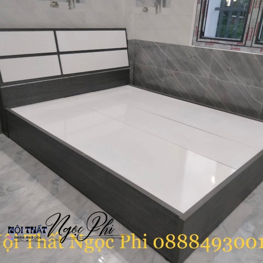 Giường Gỗ MDF 02
