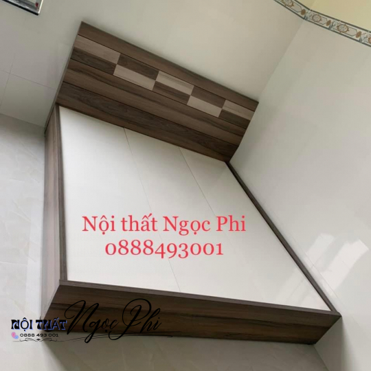 Giường Gỗ MDF 04