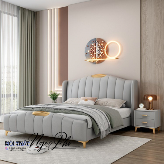 Giường Bọc Nệm 44