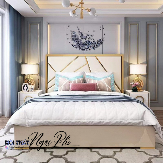 Giường Bọc Nệm 48