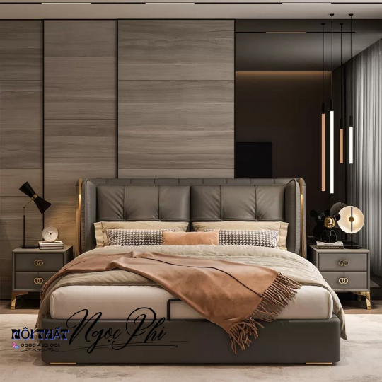 Giường Bọc Nệm 63