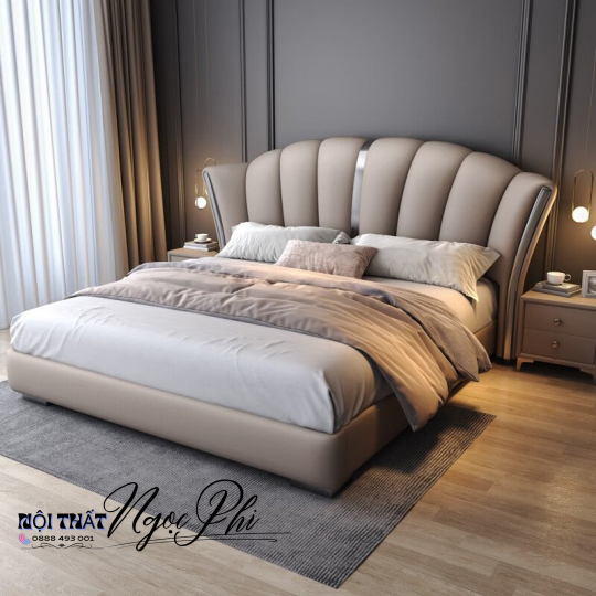 Giường Bọc Nệm 80