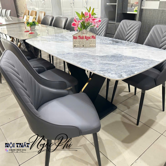 Bàn ăn Mặt Đá Ceramic 40