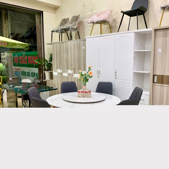 Bàn ăn tròn 2 mặt đá Cao Cấp 11