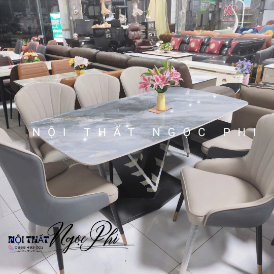 Bàn ăn Mặt Đá Ceramic 41