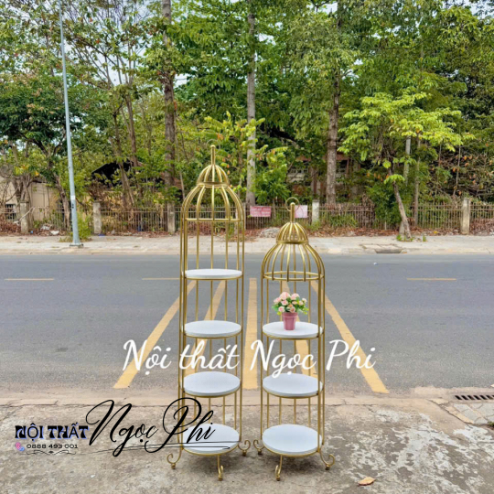 Kệ Lồng Chim Cặp 03