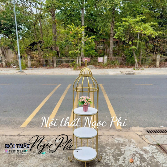 Kệ Lồng Chim 3 Tầng 01
