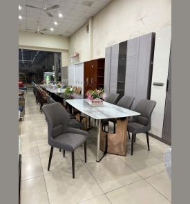 Bàn ăn Mặt Đá Tinh Thể 39