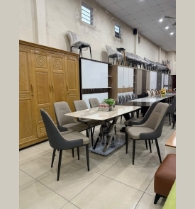 Bàn ăn Mặt Đá Tinh Thể 41