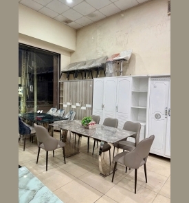 Bàn ăn Mặt Đá Tinh Thể 44