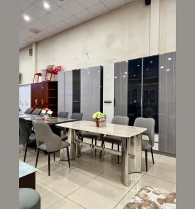 Bàn ăn Mặt Đá Tinh Thể 45