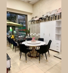 Bàn ăn tròn 2 Mặt Đá 10