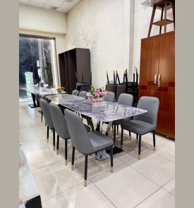 Bàn ăn Mặt Đá Tinh Thể 51