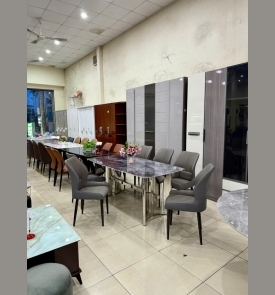 Bàn ăn Mặt Đá Tinh Thể 50