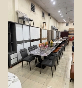 Bàn ăn Mặt Đá Tinh Thể 49