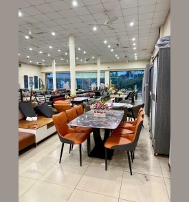 Bàn ăn Mặt Đá Tinh Thể 47