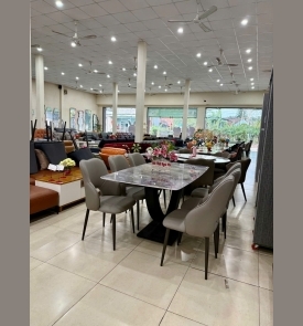 Bàn ăn Mặt Đá Tinh Thể 46