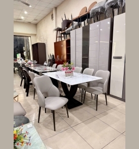 Bàn ăn Mặt Đá Tinh Thể 55