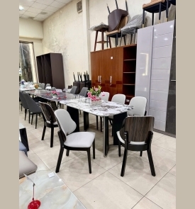 Bàn ăn Mặt Đá Tinh Thể 58