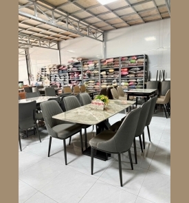 Bàn ăn Mặt Đá Creamic M62