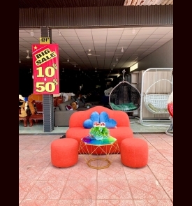 Sofa Băng Mây + 2 Đôn S13