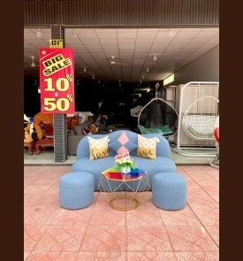 Sofa Băng Mây + 2 Đôn S16