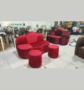 Sofa Băng Mây + 2 Đôn  S15
