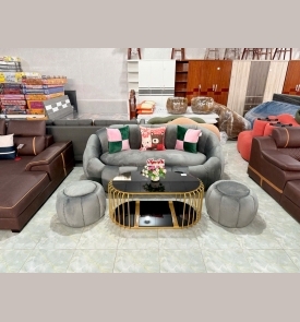 Sofa Băng Bí + 2 Đôn S35