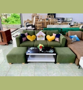 Sofa Băng + 2 Đôn S33