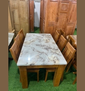 BÀN ĂN MẶT ĐÁ CẨM THẠCH M82