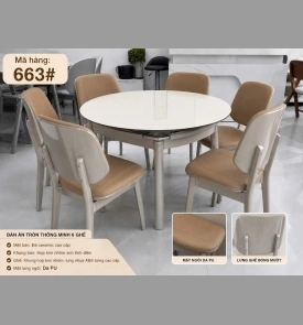 BÀN ĂN MẶT ĐÁ CẨM THẠCH M83