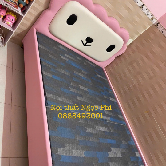 Giường cừu Hồng 