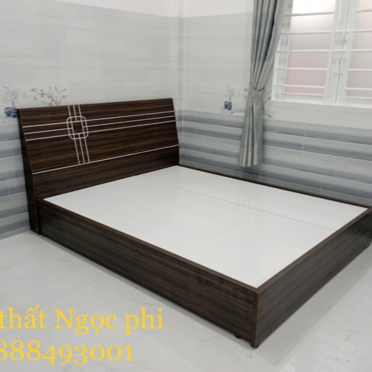 Giường Gỗ MDF 03