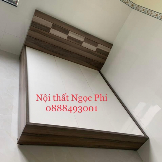 Giường Gỗ MDF 04