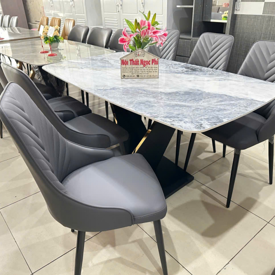 Bàn ăn Mặt Đá Ceramic 40