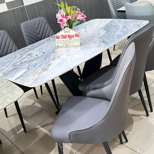 Bàn ăn Mặt Đá Ceramic 40