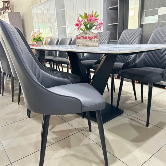 Bàn ăn Mặt Đá Ceramic 40