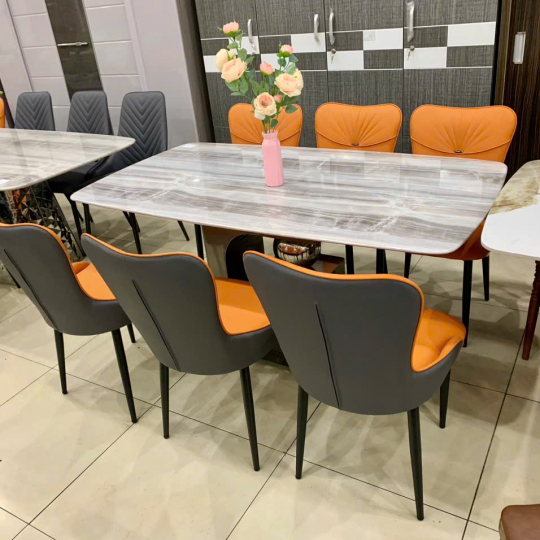 Bàn ăn Mặt Đá Tráng Gương Cao Cấp 48